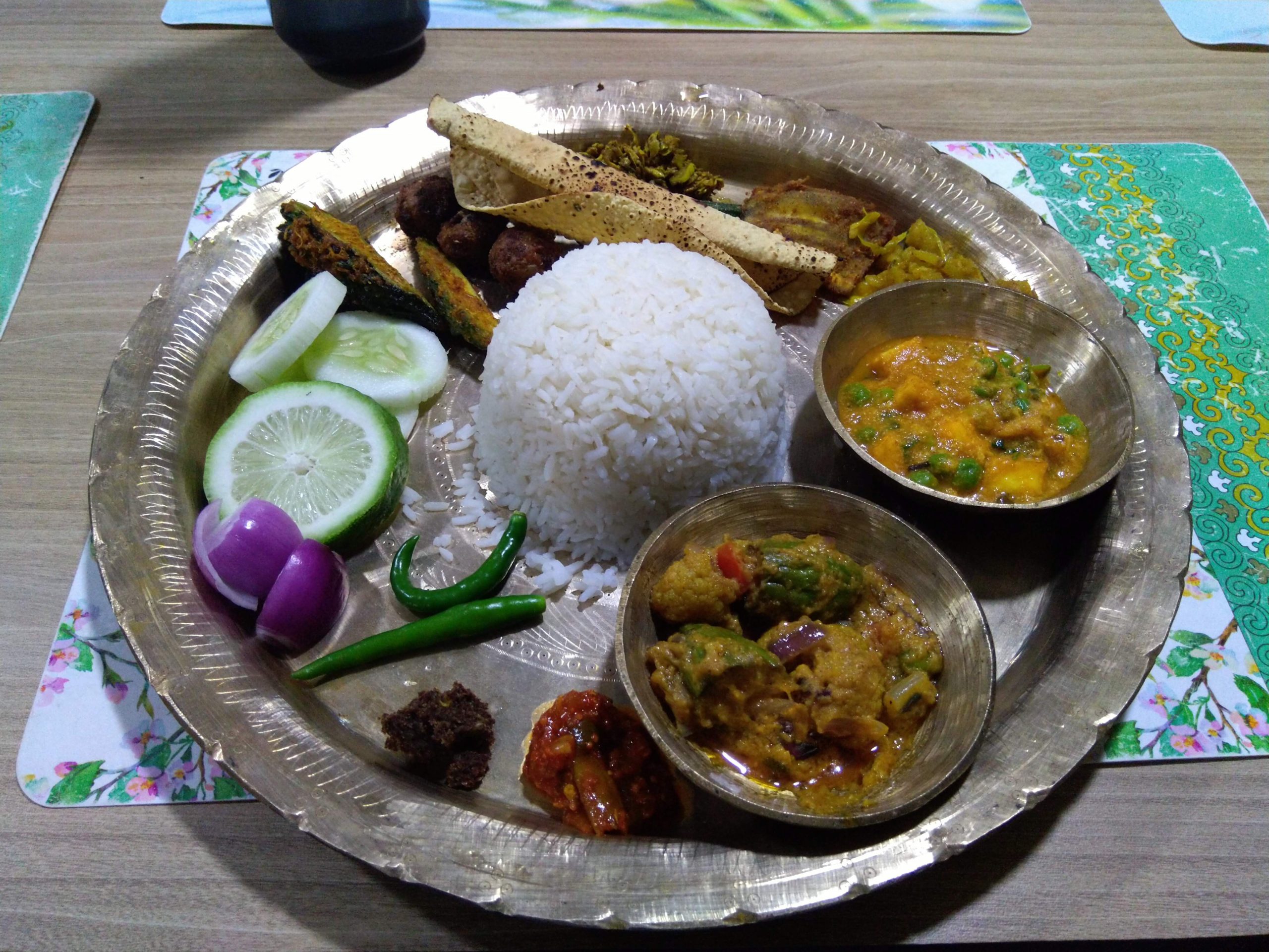 assamese thali.